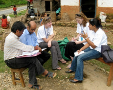 PBI-USA Volunteers meet with Nepalese activists in Parabat District